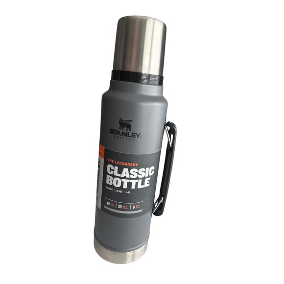 NEW Stanley Classic Legendary Vacuum Bottle 1.5QT Stainless Steel Insulated Gray - Picture 7 of 7